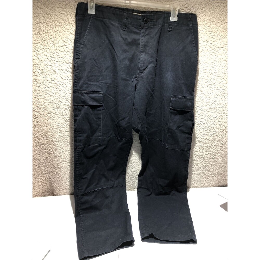 VF Imagewear Mens 32x30 Navy Blue Cargo Pants Uniform Work Tactical Large